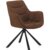 Silla de comedor Marrón PARMA ARMS