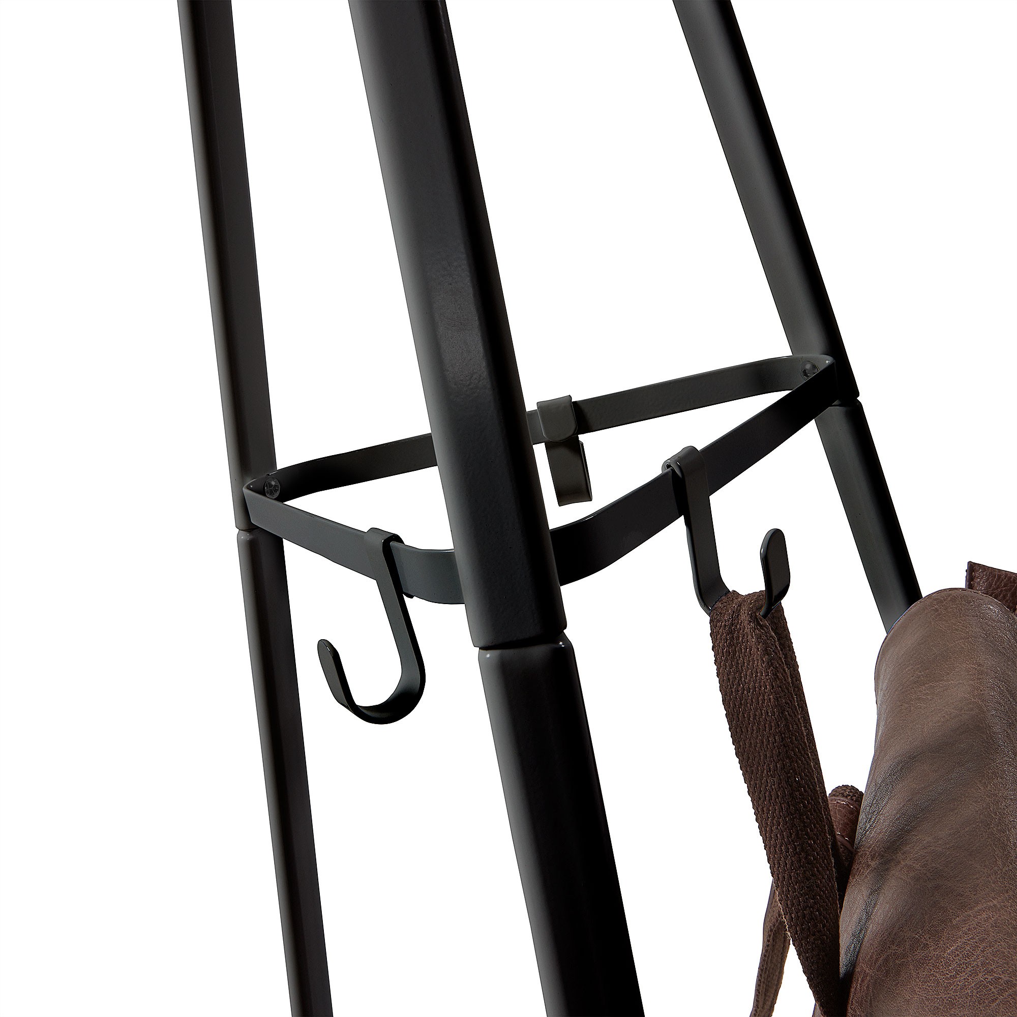 Perchero de pie AUGSBURGO - metal Negro