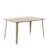 Mesa de comedor HOLSTEIN 150×90 – MDF Roble – madera contrachapada de roble Natural