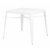 Mesa TOLIX WHITE 80×80 – metal Blanco