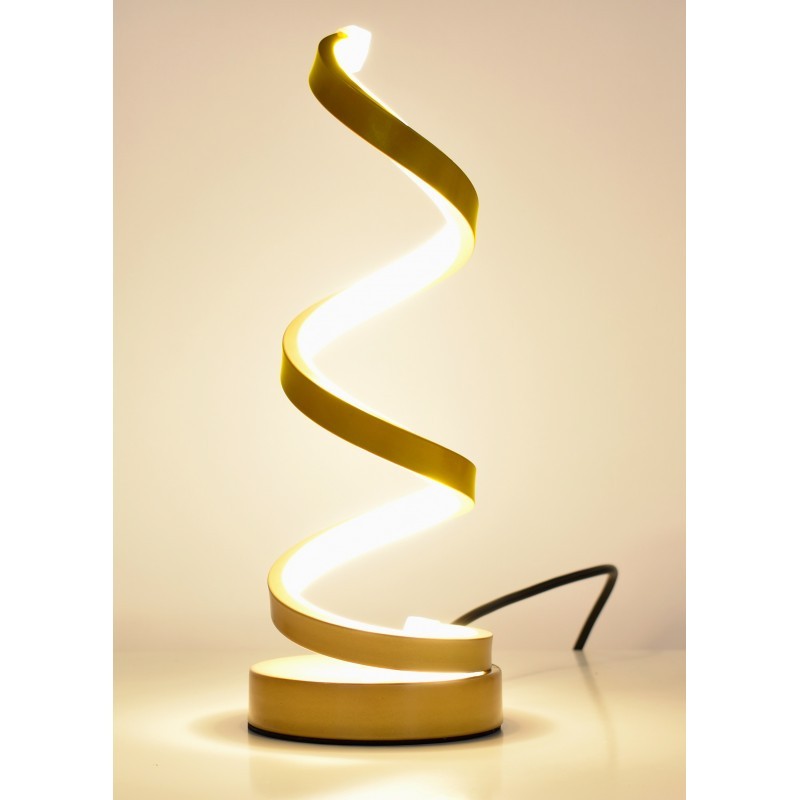 Lámpara de pie THORLED - aluminio Dorado