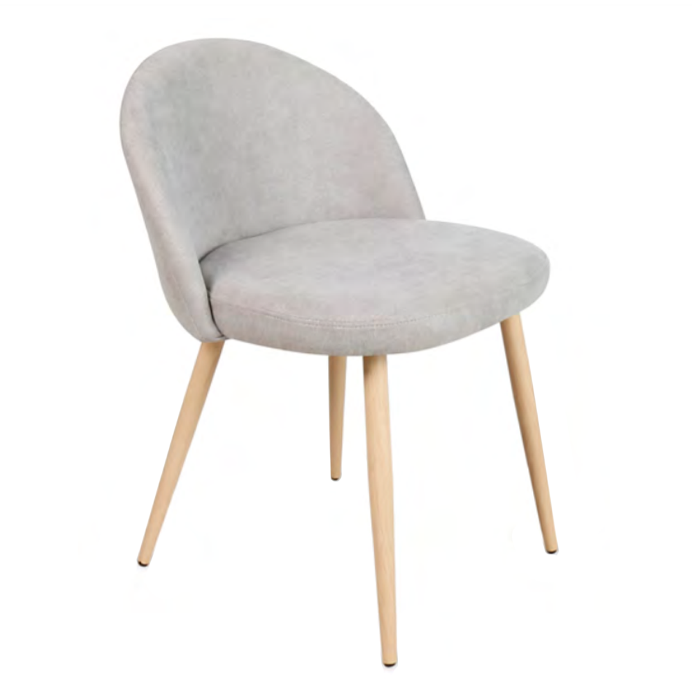 Silla de comedor Gris ZAGORA Silla de comedor Gris ZAGORA