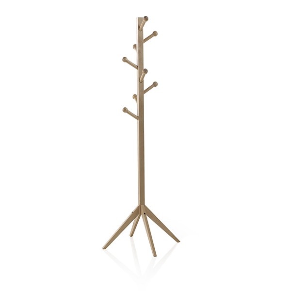 Perchero de pie BAZAN – madera de abedul Natural