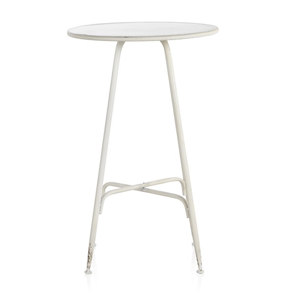 Mesa alta PACIFIC H97 - metal Blanco