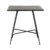 Mesa de comedor PACIFIC 80×80 – metal Negro