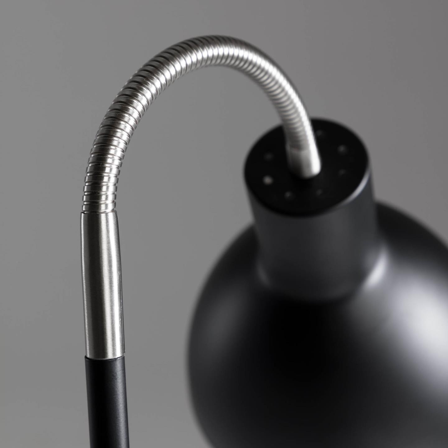 Lámpara de pie ZETKIN - metal Negro