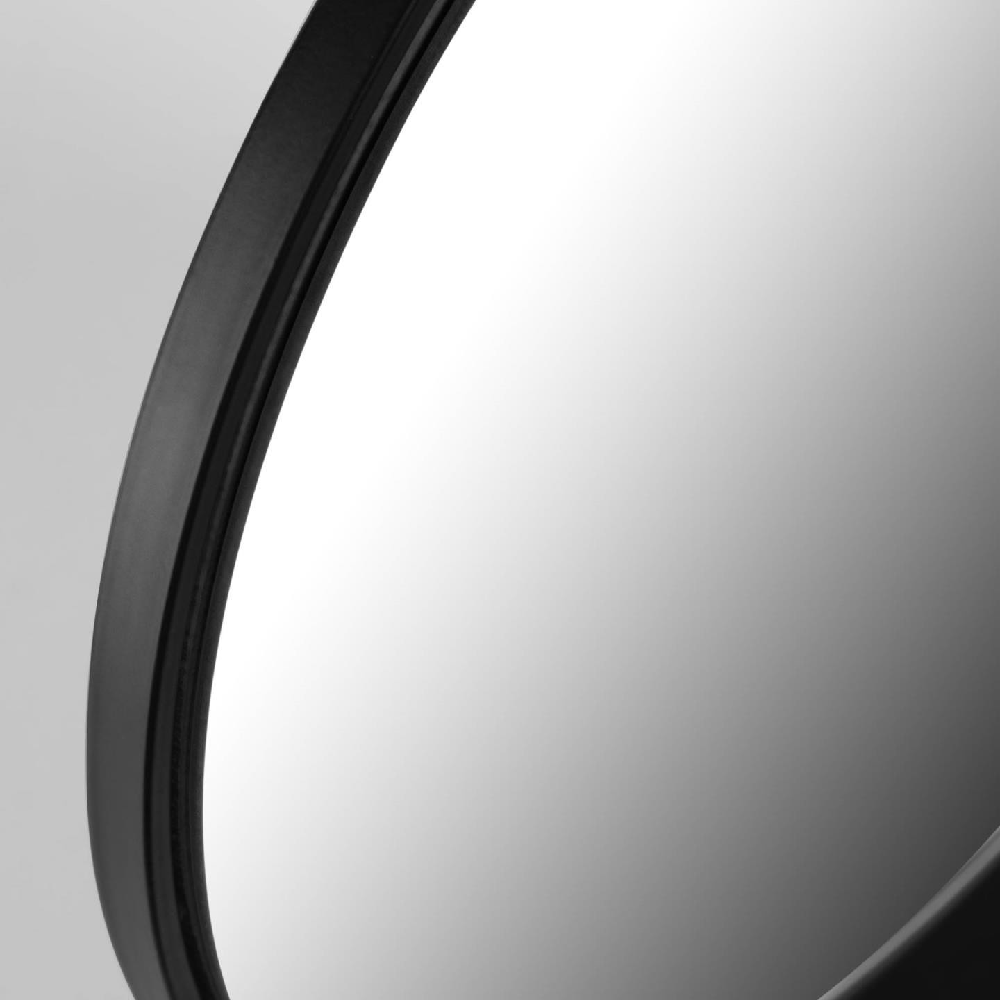 Espejo MONLAU - metal Negro - cristal