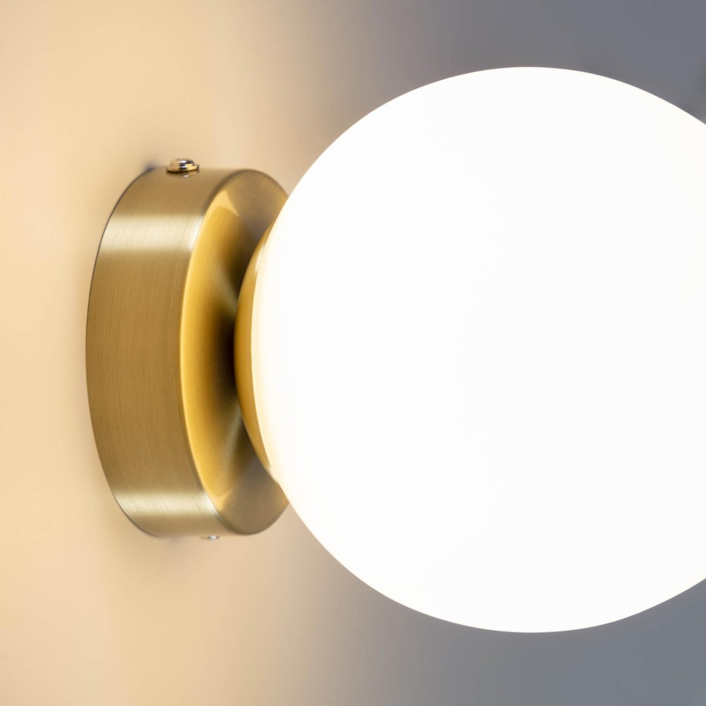 Lámpara aplique EDDIE - metal Latón - cristal