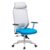 Silla de oficina Azul CLAY WHITE