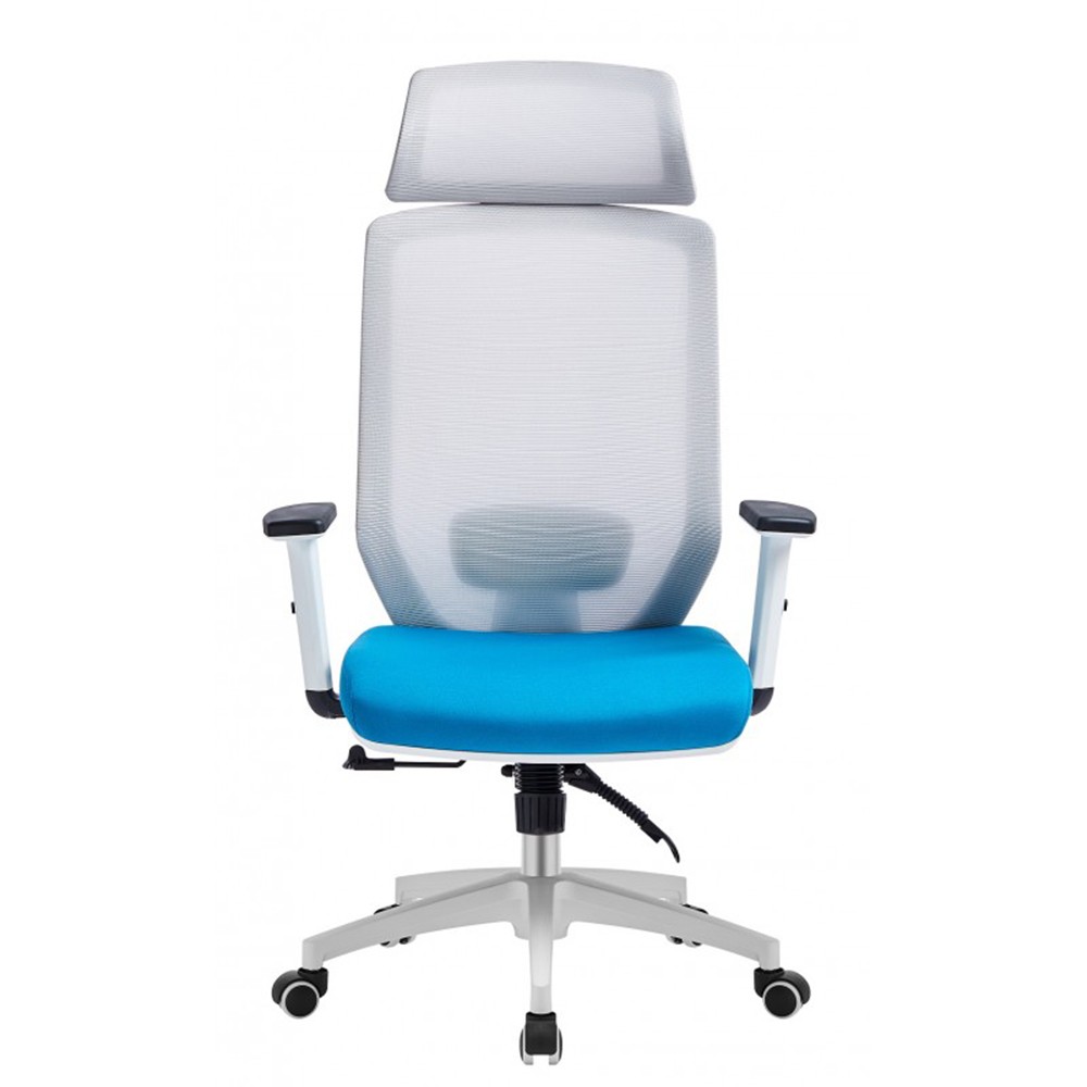 Silla de oficina Azul CLAY WHITE