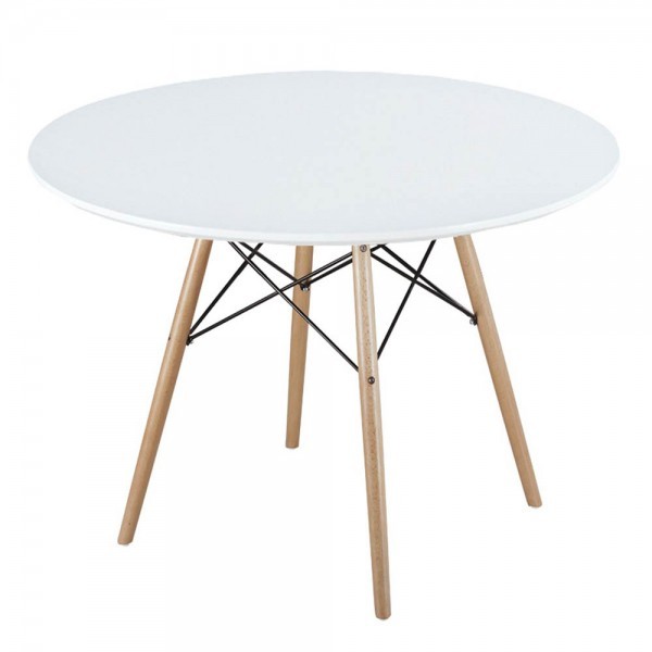 Pack de 4 sillas TOW FLAK + mesa redonda 120 TOW DINING