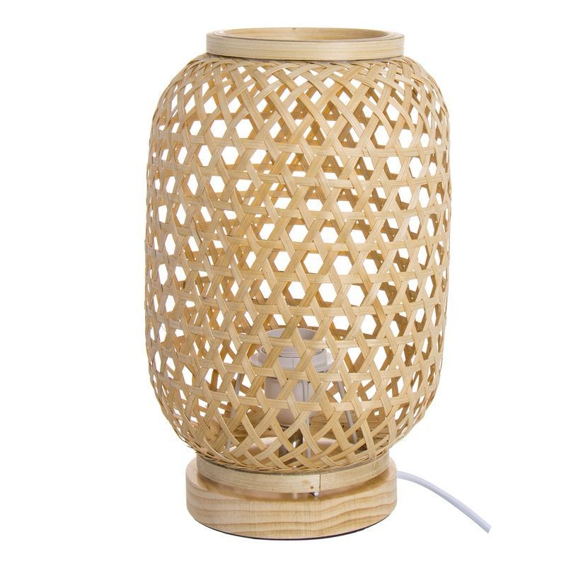 Lámpara de sobremesa AIKO – caña Natural – madera