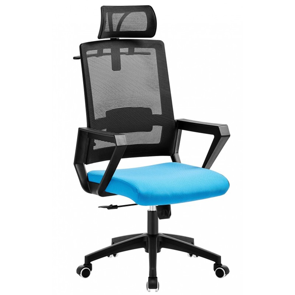 Silla de oficina Azul AST BLACK