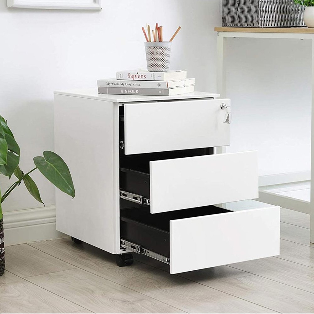 Cajonera de oficina CUBB - metal Blanco