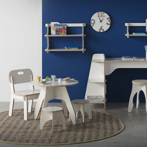 Mesa infantil KIDS 60 - madera Blanco
