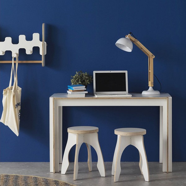 Mesa escritorio infantil KIDS 110x50 - madera Blanco
