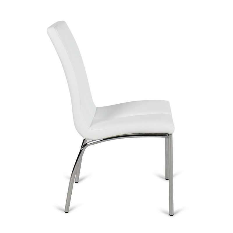 Silla de comedor Blanco MARLEC PU