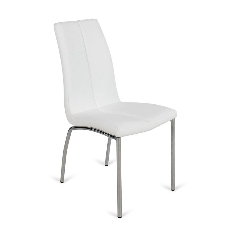 Silla de comedor Blanco MARLEC PU