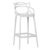 Taburete alto COURVE H75 – polipropileno Blanco – interior o exterior