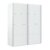 Armario con puertas correderas LIZAN 200×150 – melamina Blanco