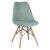 Silla de comedor Verde menta TOW WOOD ELEGANT