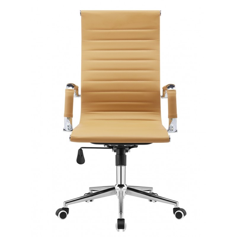 Silla de oficina Beige CHARLES SUPER PU