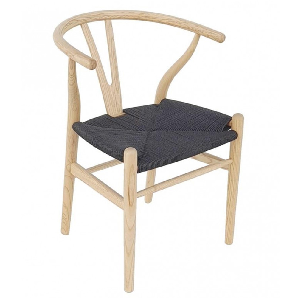 Silla de comedor Olmo WISHBONE CH24 Style MIX Silla de comedor Olmo WISHBONE CH24 Style MIX
