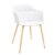 Silla de cocina Blanco LOLA ARMS