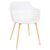 Silla de comedor Blanco LHAR ARMS