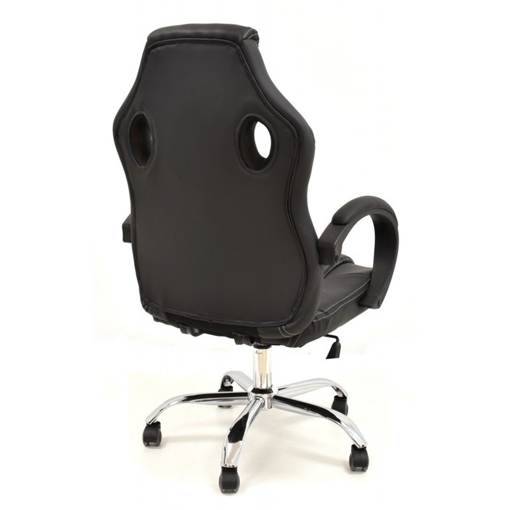 Silla de oficina Negro ALU GAMER