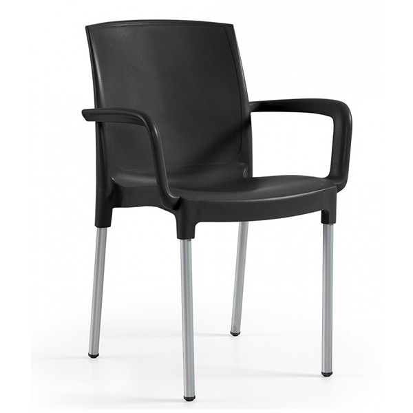 Silla de exterior Negro DAKAR