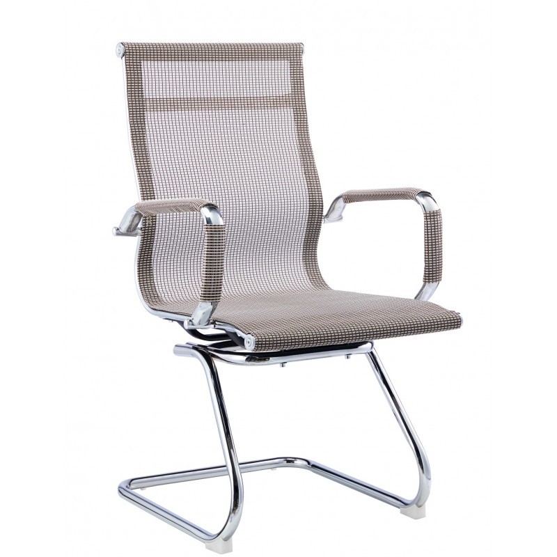 Silla de oficina con patín Marrón CHARLES