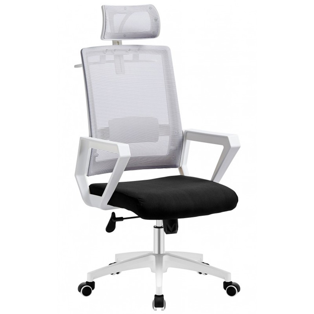 Silla de oficina Negro AST WHITE