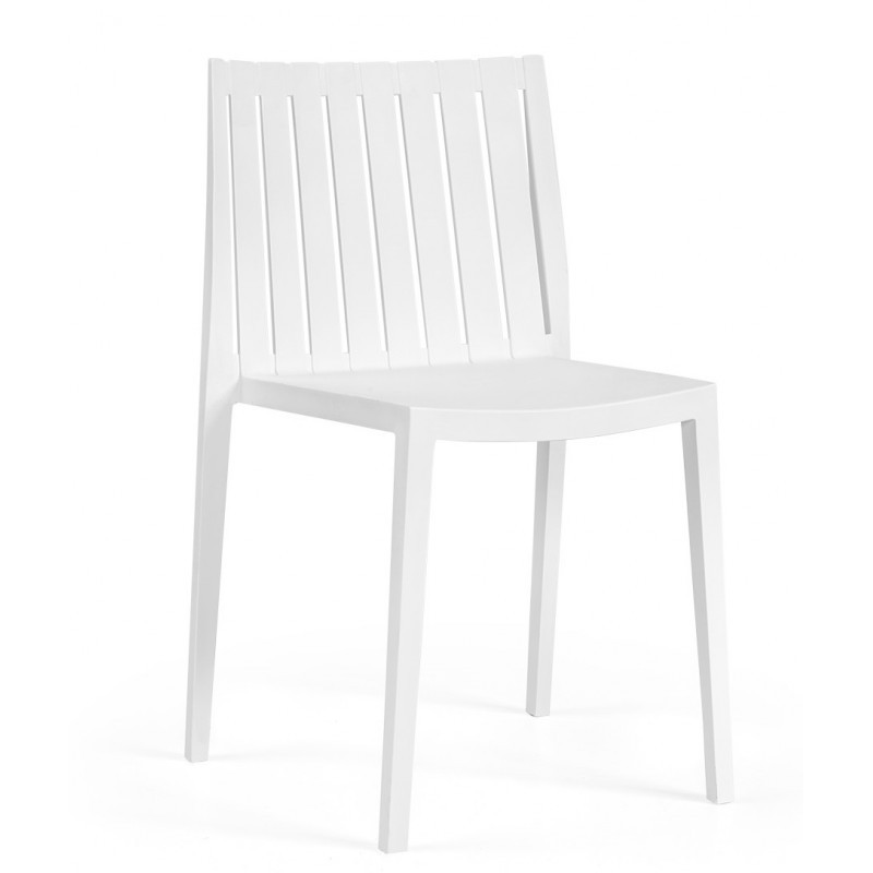 Silla de exterior Blanco LARA
