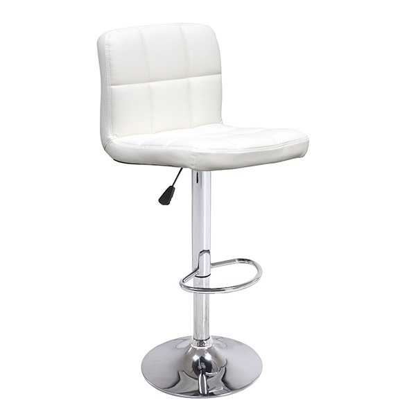 Taburete regulable LECLERC – polipiel Blanco Taburete regulable LECLERC – polipiel Blanco