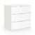 Cómoda 3 cajones SUPRA – melamina Blanco