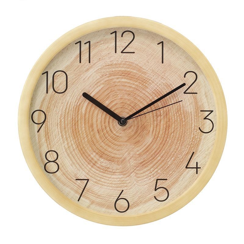 Reloj de pared ARVORE – plástico Marrón