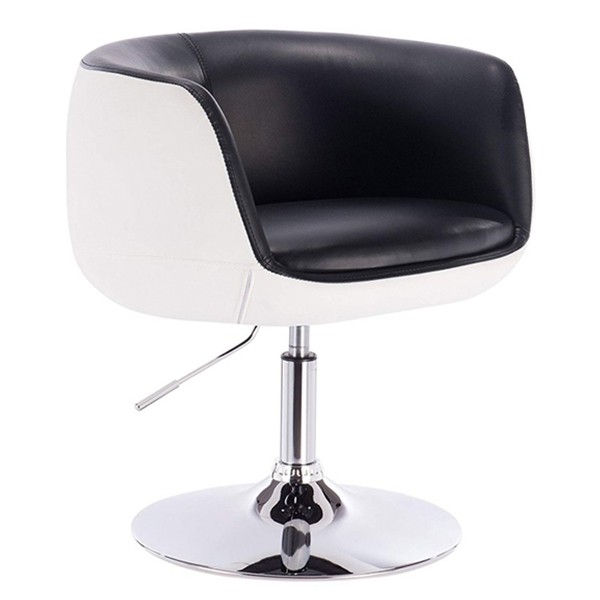 Sillón OSLO giratorio – similpiel Blanco y Negro Sillón OSLO giratorio – similpiel Blanco y Negro