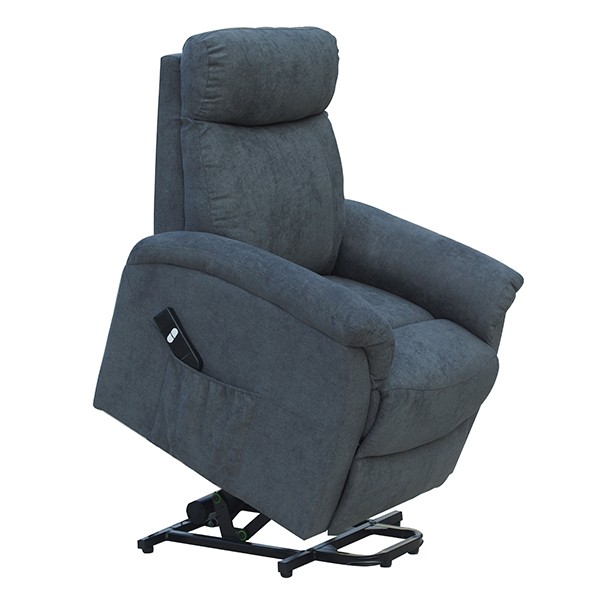Sillón reclinable KLAAR – tela Gris Oscuro Sillón reclinable KLAAR – tela Gris Oscuro