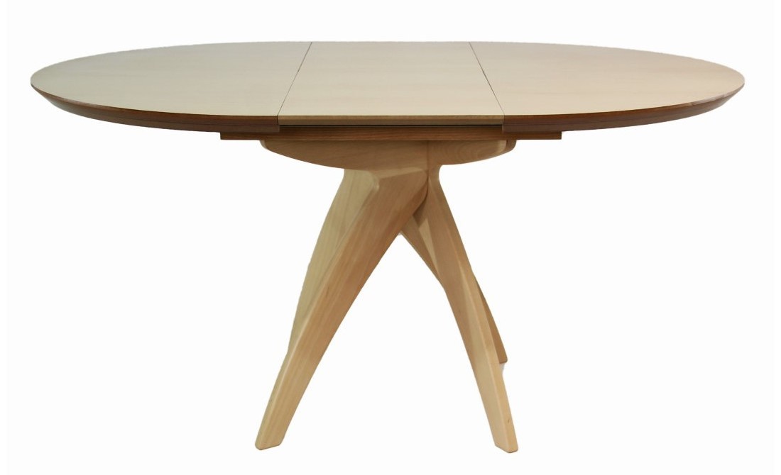 Mesa de comedor extensible CARONI 100-140 - madera de Haya