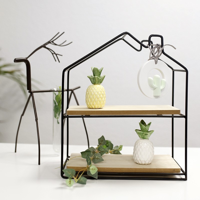 Estantería BIG HOUSE - metal Negro - madera