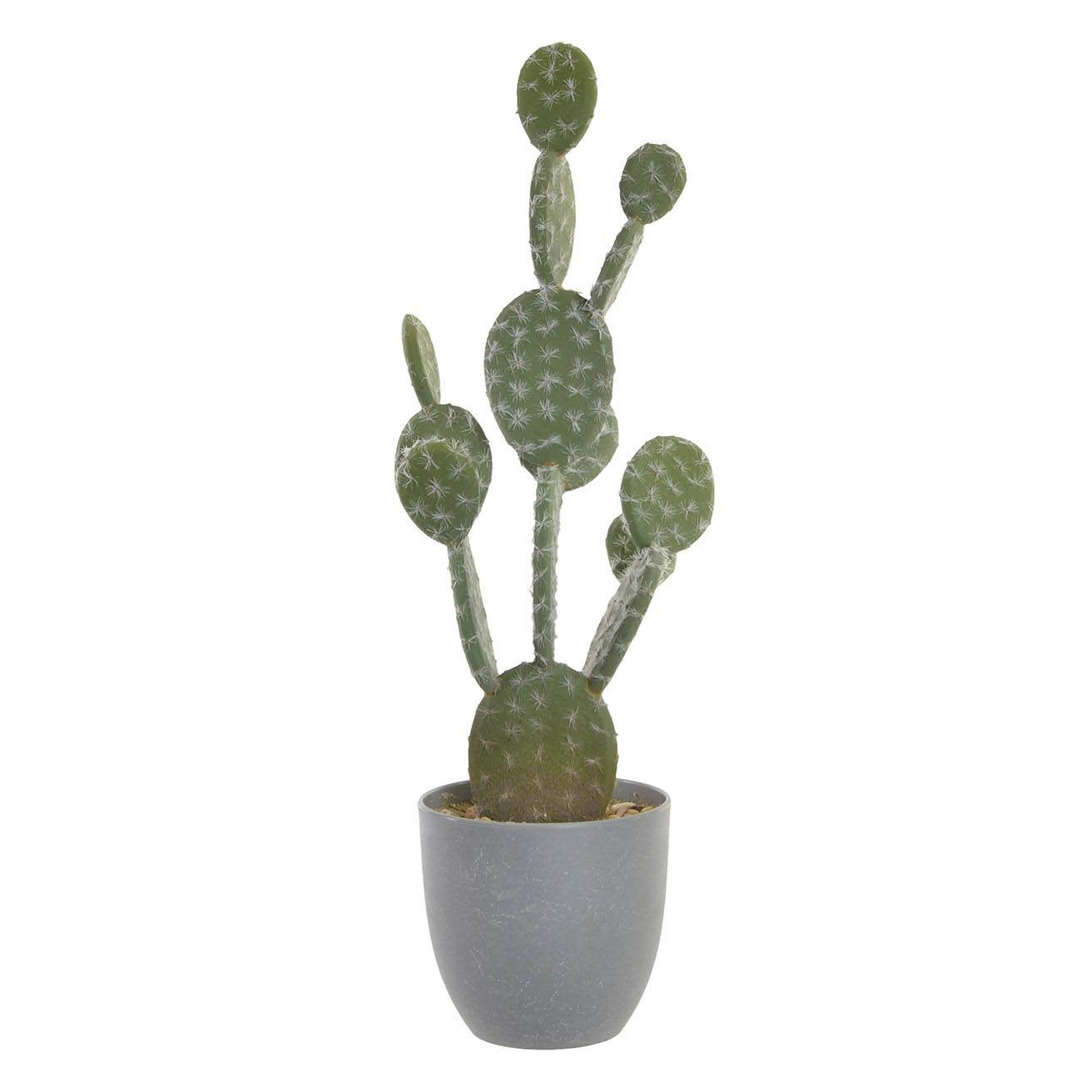 Cactus artificial VALERA con maceta de plástico