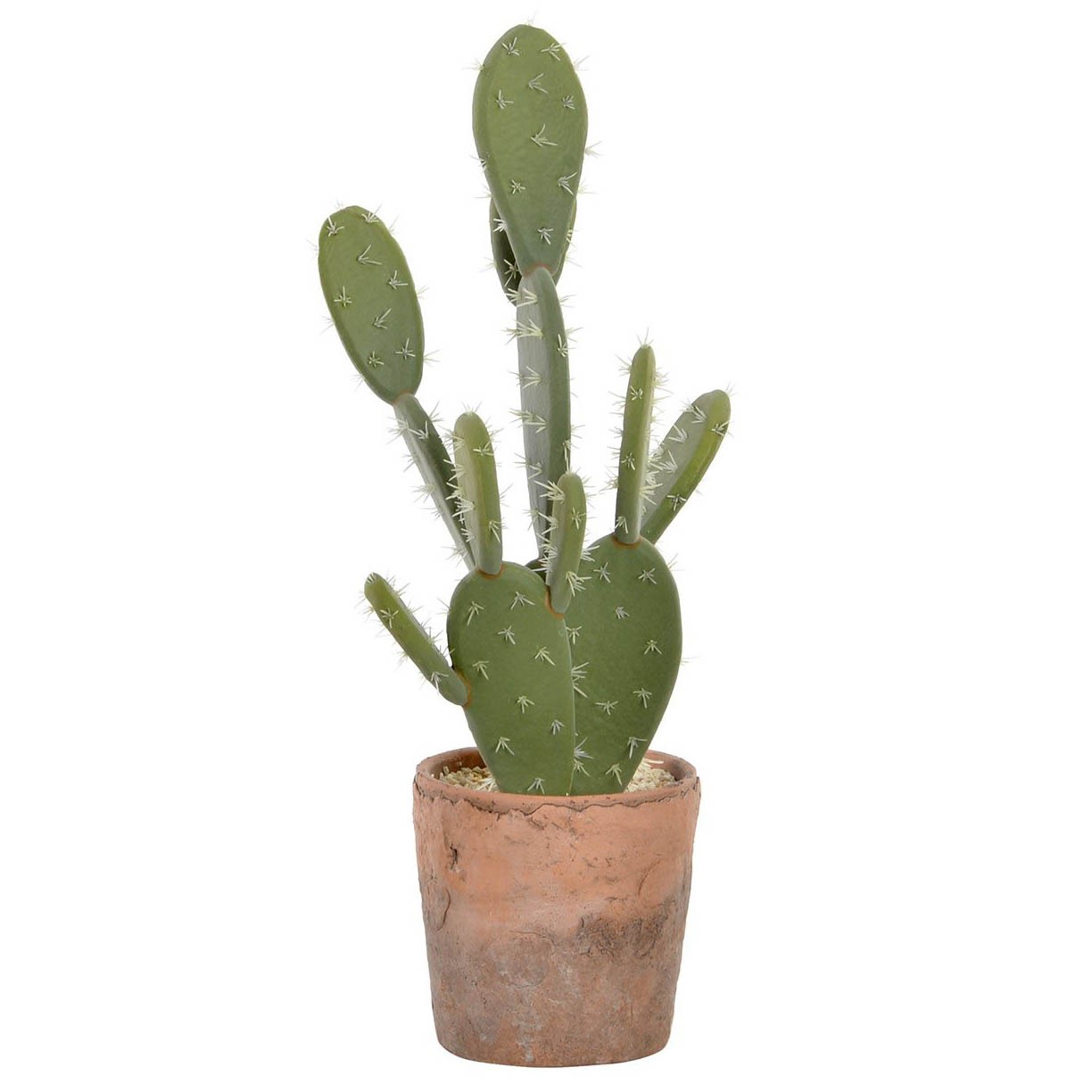 Cactus artificial TONI con maceta de terracota