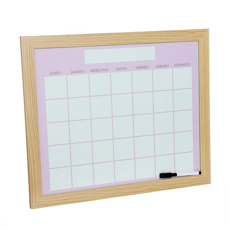 Calendario mensual MONTH con rotulador – Rosa