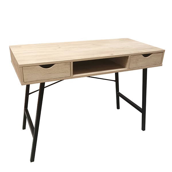 Mesa escritorio BELMAR 110×50 – melamina Roble