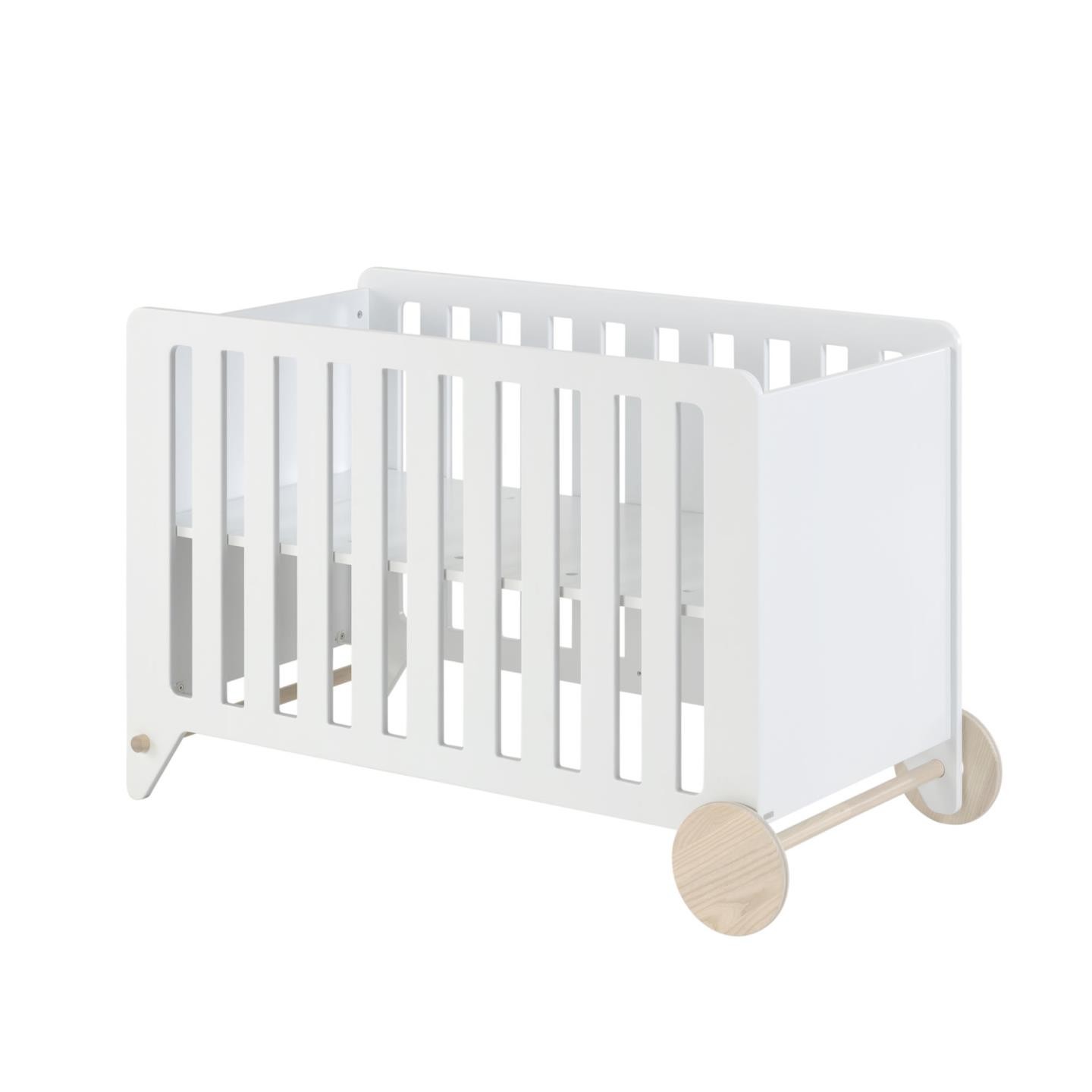 Cuna EVA 60x120 - MDF Blanco