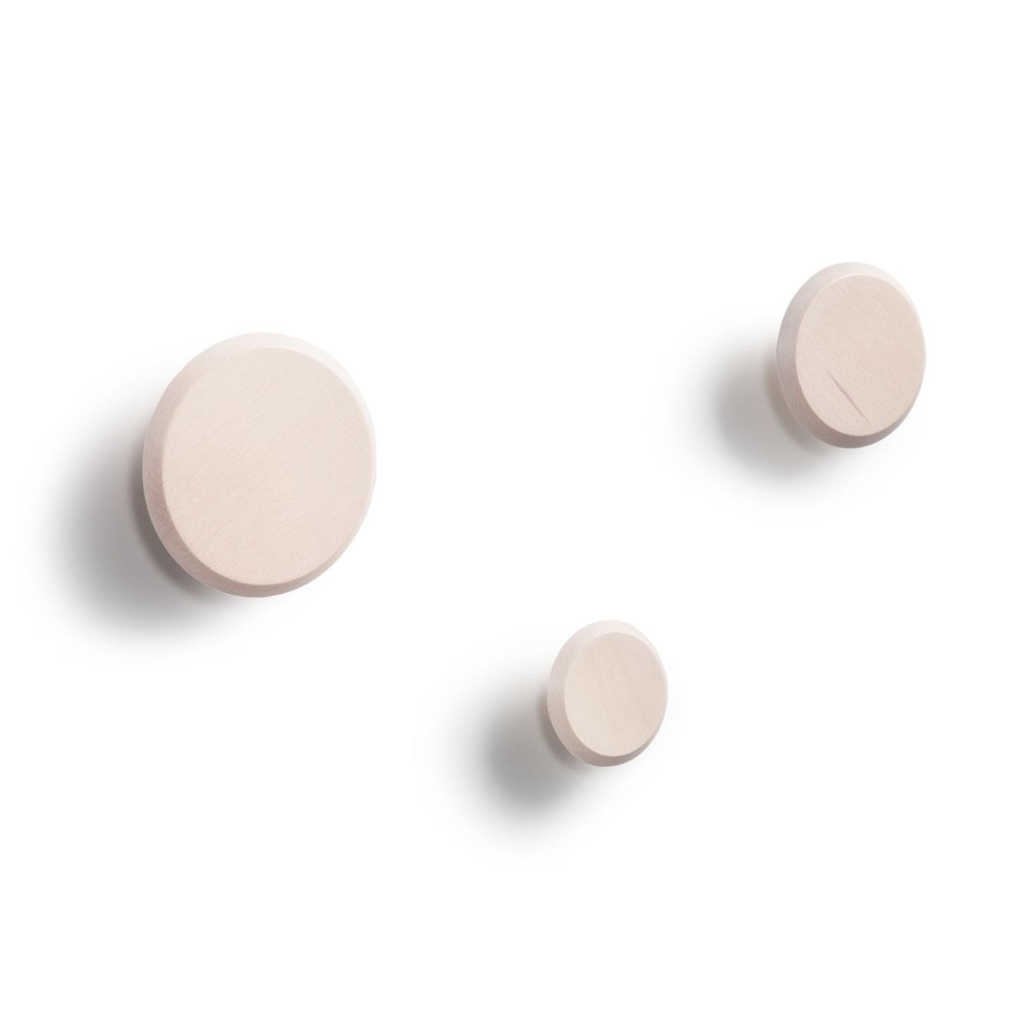 Set 3 colgadores TAKKI – madera Haya