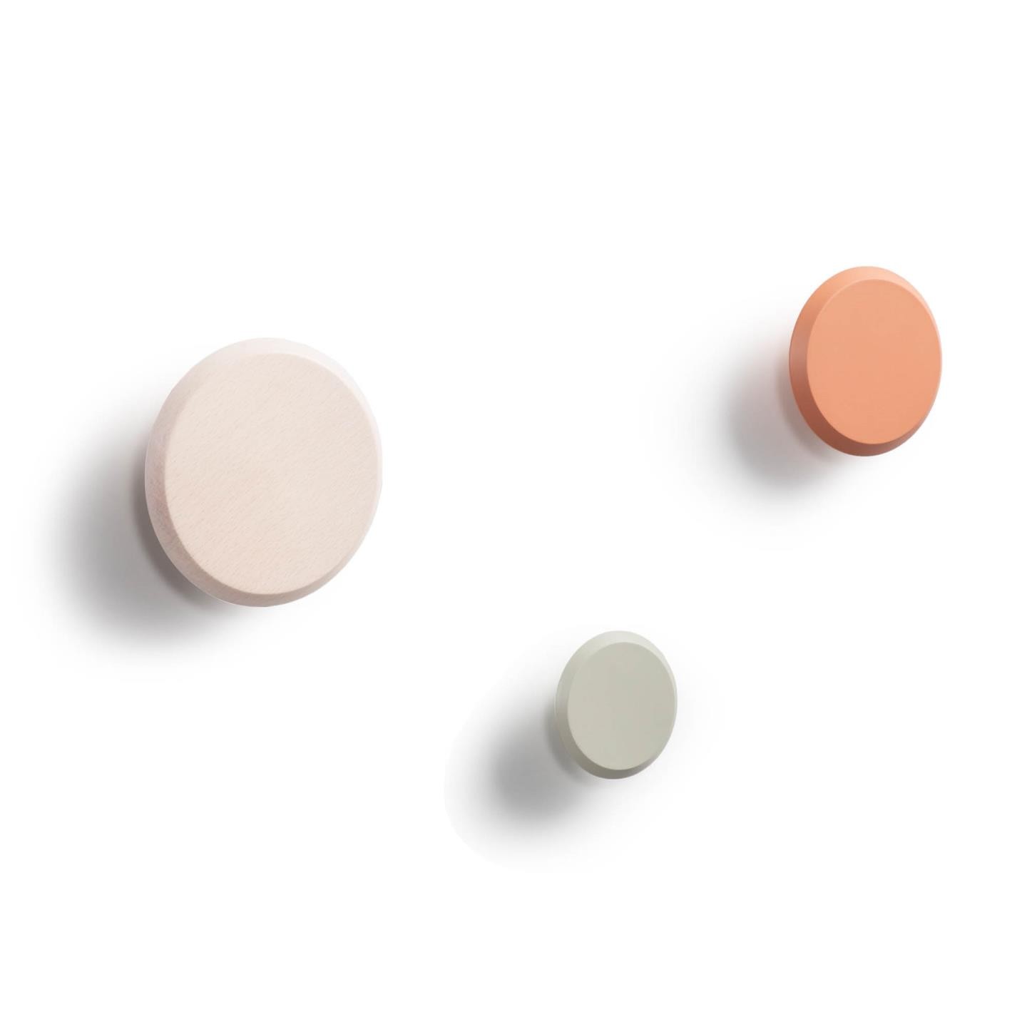 Set 3 colgadores TAKKI – madera Haya Multicolor