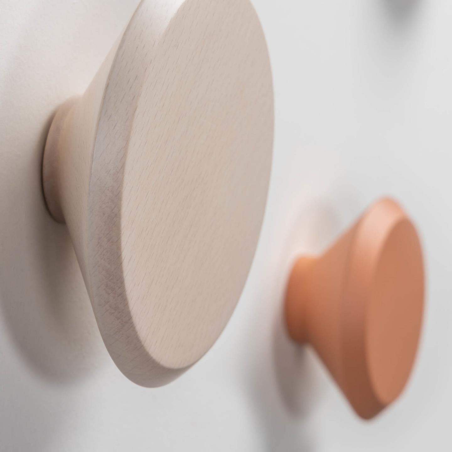 Set 3 colgadores TAKKI - madera Haya Multicolor