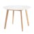 Mesa de comedor PELICAN 100 – madera de Caucho Natural y Blanco